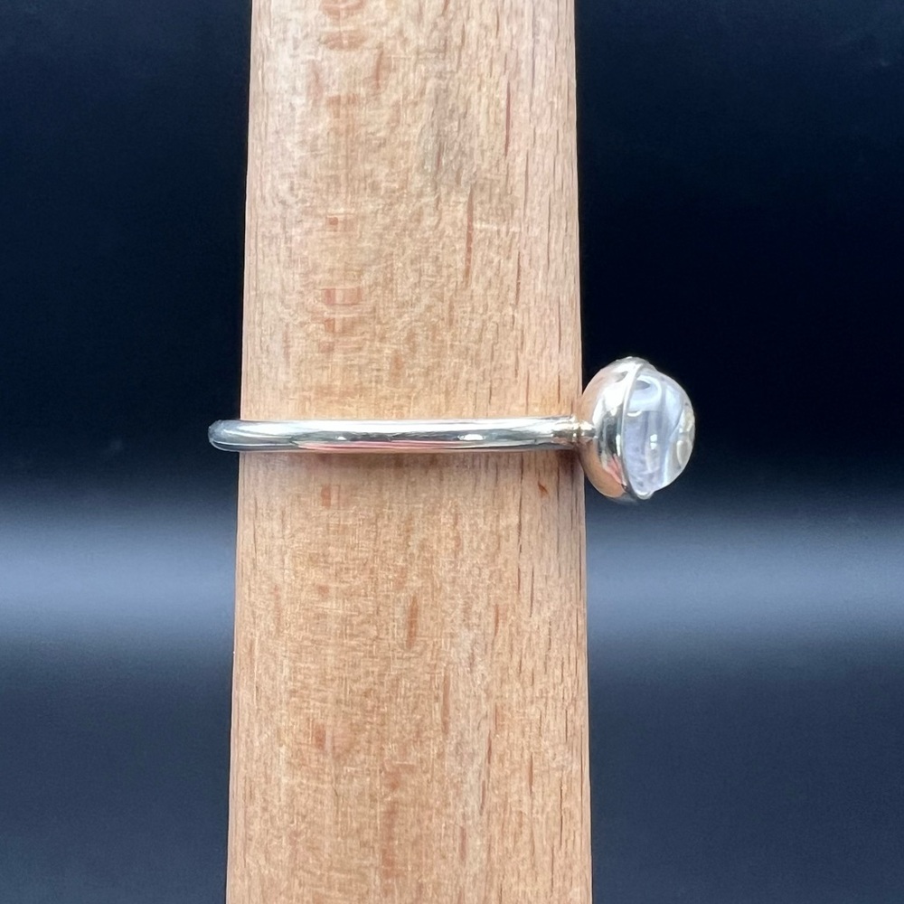 Pandora Poetic Droplet Clear Quartz Ring - Picture 2 of 5